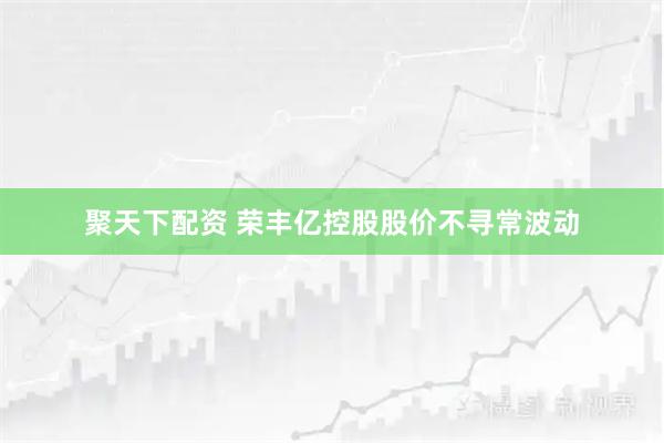 聚天下配资 荣丰亿控股股价不寻常波动