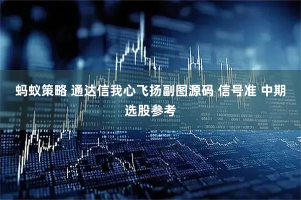 蚂蚁策略 通达信我心飞扬副图源码 信号准 中期选股参考